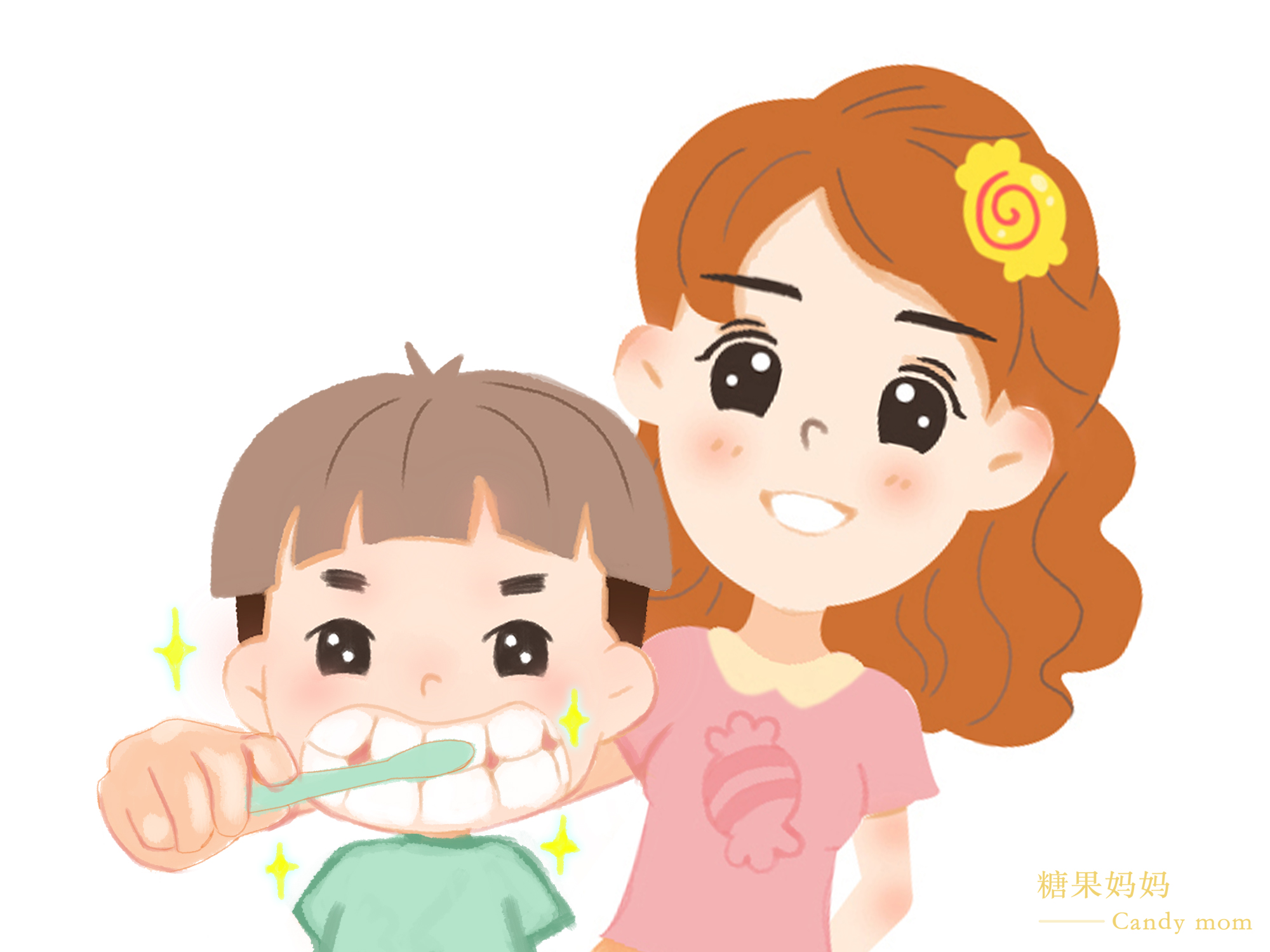 宝宝开始蛀牙是怎么回事,宝宝吃糖长蛀牙了怎么办