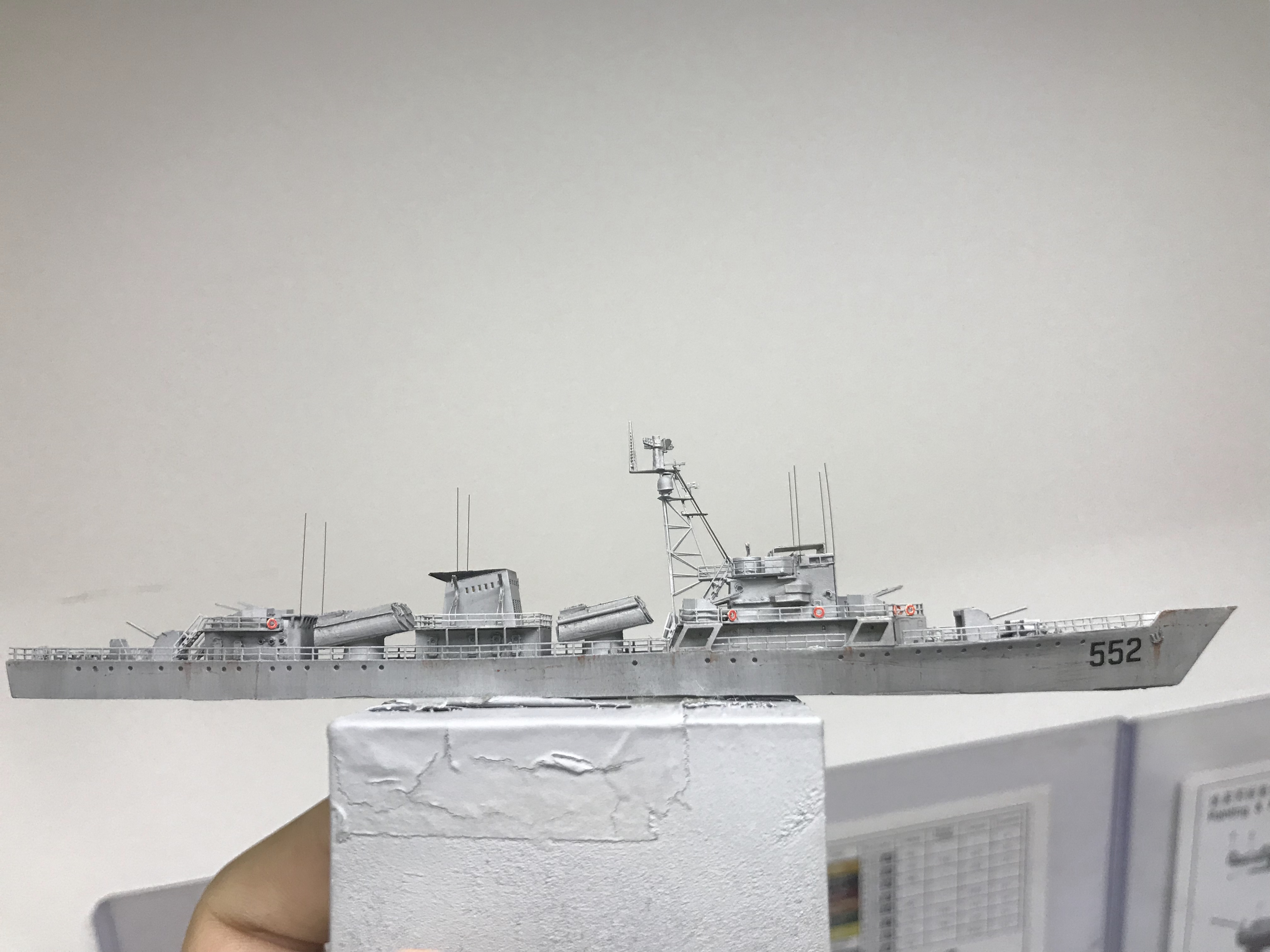 「手工船模」1/700宜宾号导弹护卫舰制作小记