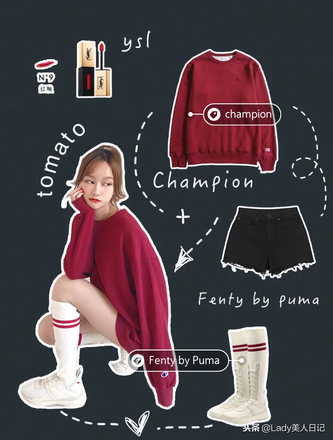 半腰牛仔外套+卫衣简直时髦炸了！网红发型的女孩最好搭，没对手