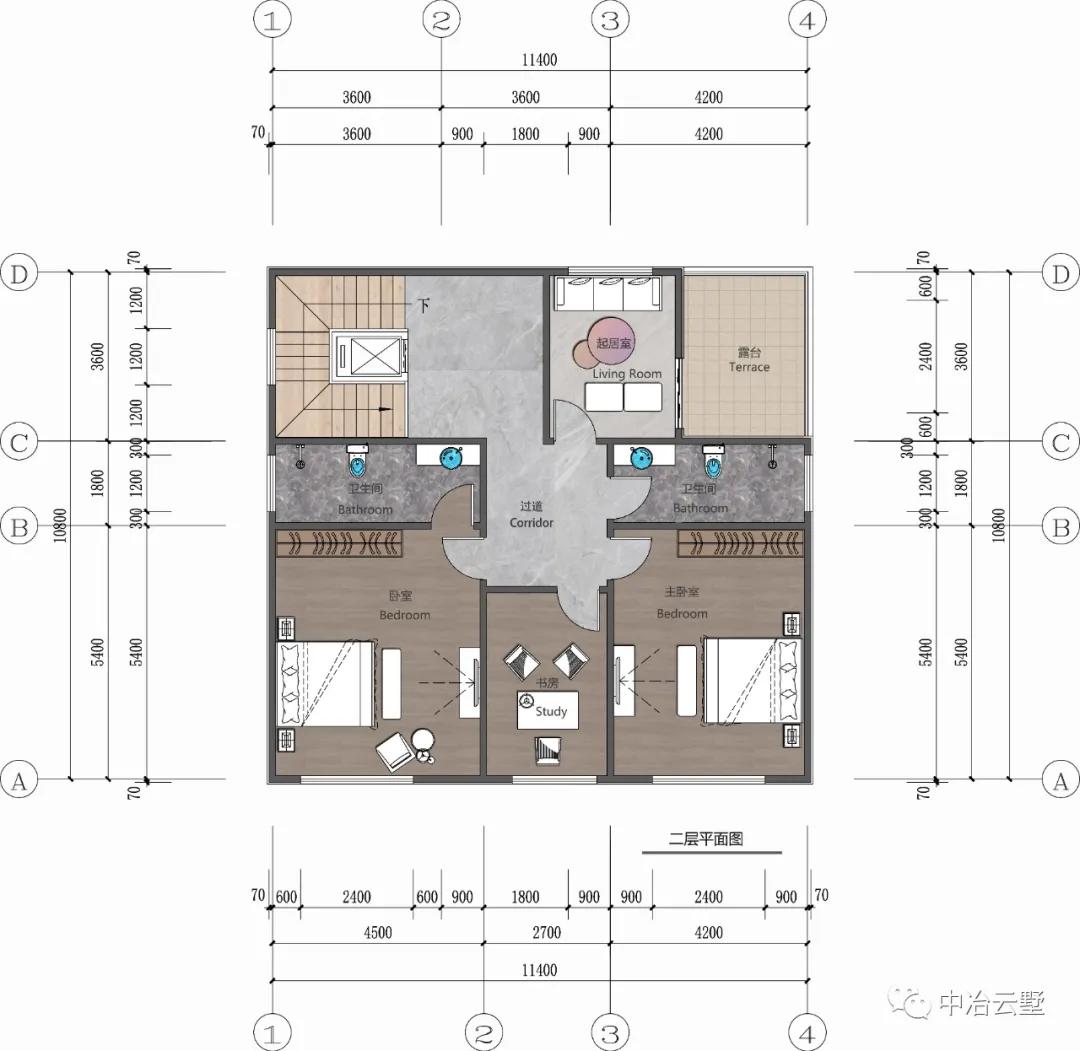 中冶云墅丨枫丹雅樾·美式风格别墅，优雅、悠闲舒适