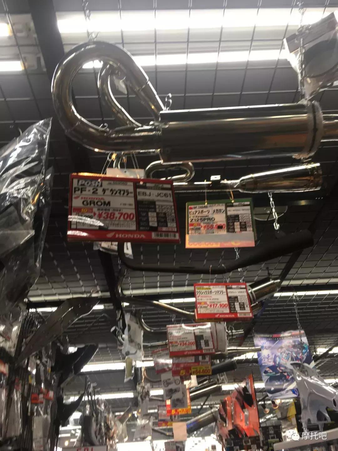 日本中古市场二手摩托车,日本大阪二手摩托装备店