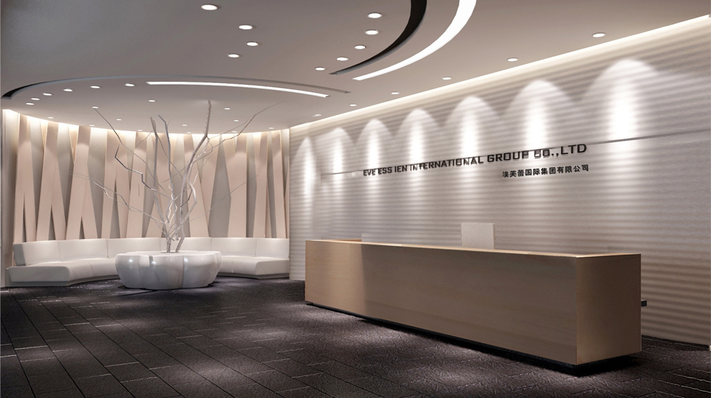 办公室前台装修设计工程,高端办公室前台装修设计展示