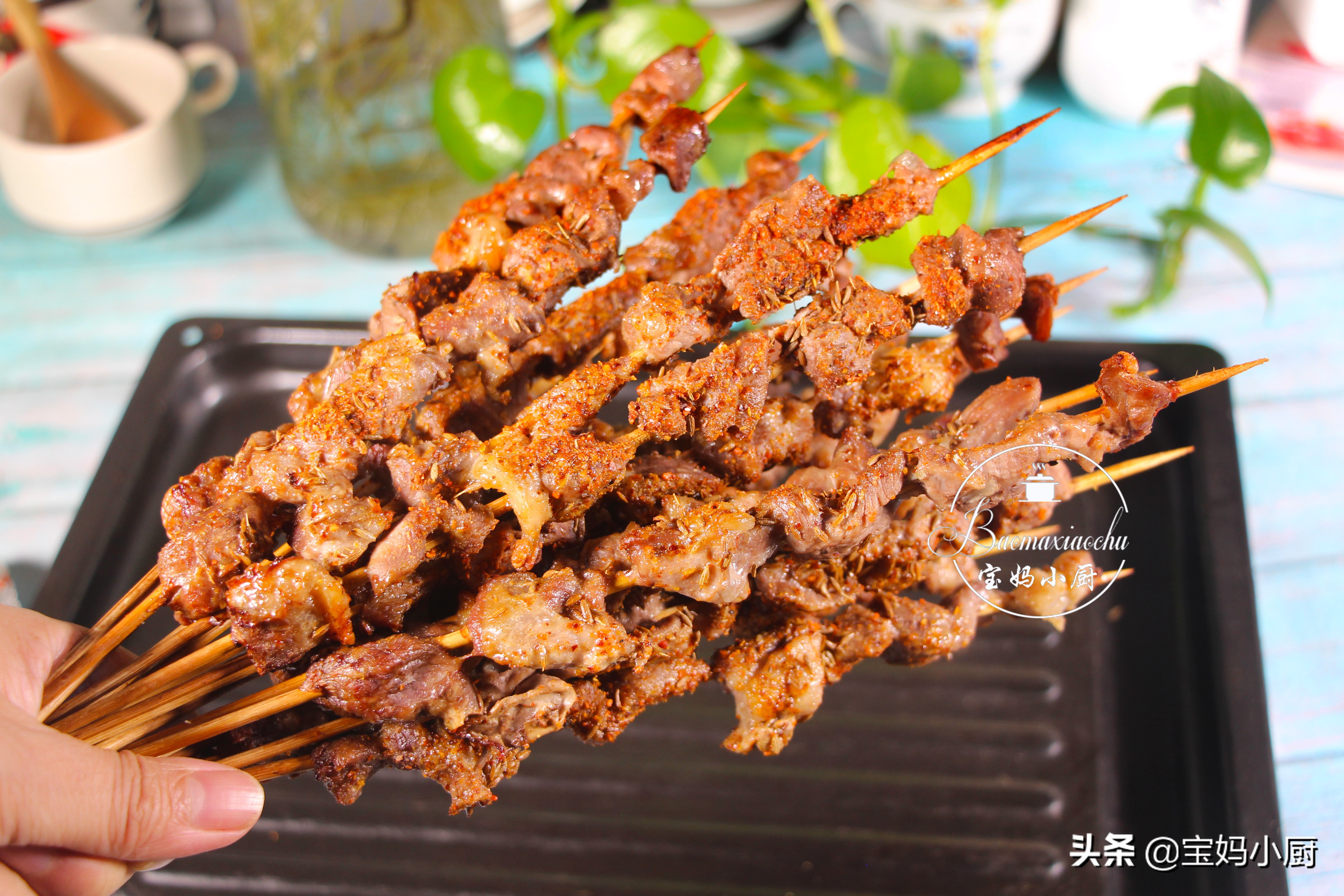 自己在家烤羊肉串怎么个流程,烤羊肉串去腥味最简单最好方法