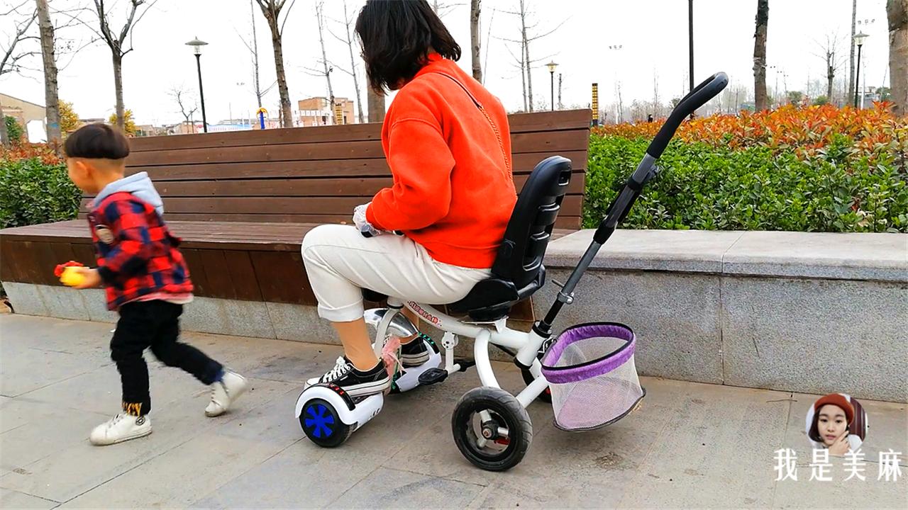 爸爸自制卡丁车,爸爸给儿子做了一辆跑车