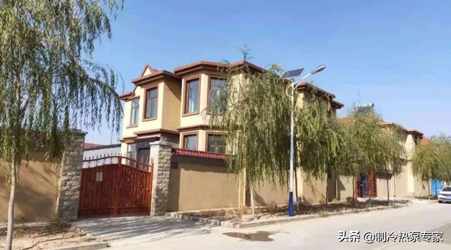 最低-25℃!内蒙某456㎡别墅配15P热泵,6个月仅15.74元/㎡