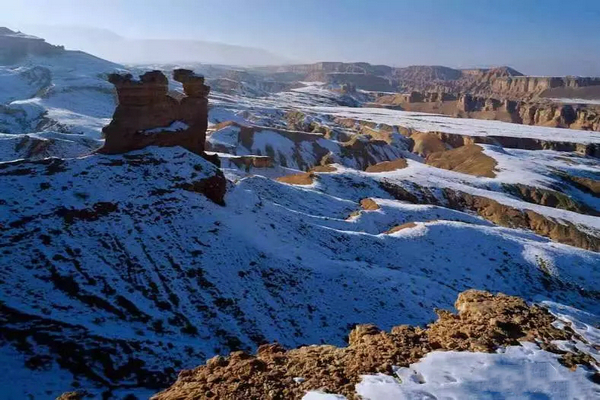 巴音布鲁克镇冬天的生活,巴音郭楞自治州和静县冬天