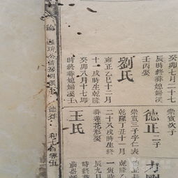 历史上真实族谱,历史遗留族谱