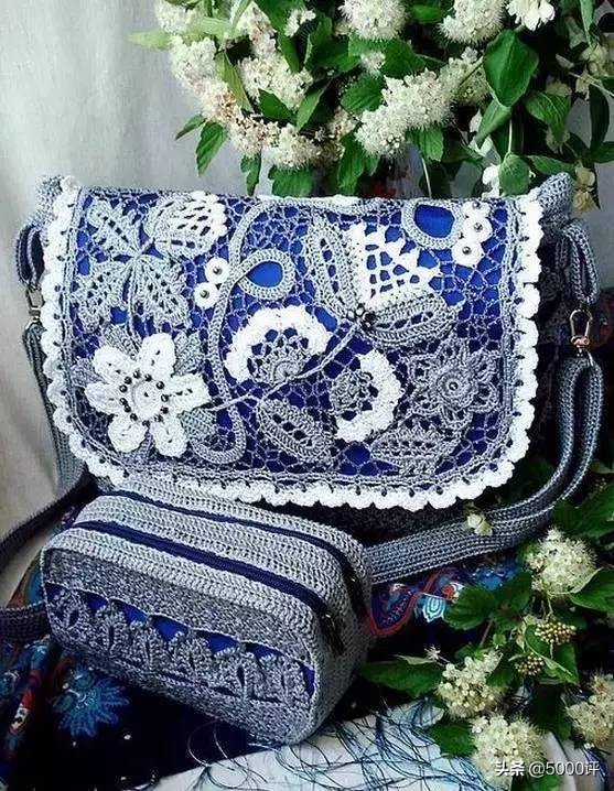 爱尔兰钩花包包图解,爱尔兰钩花包包教程