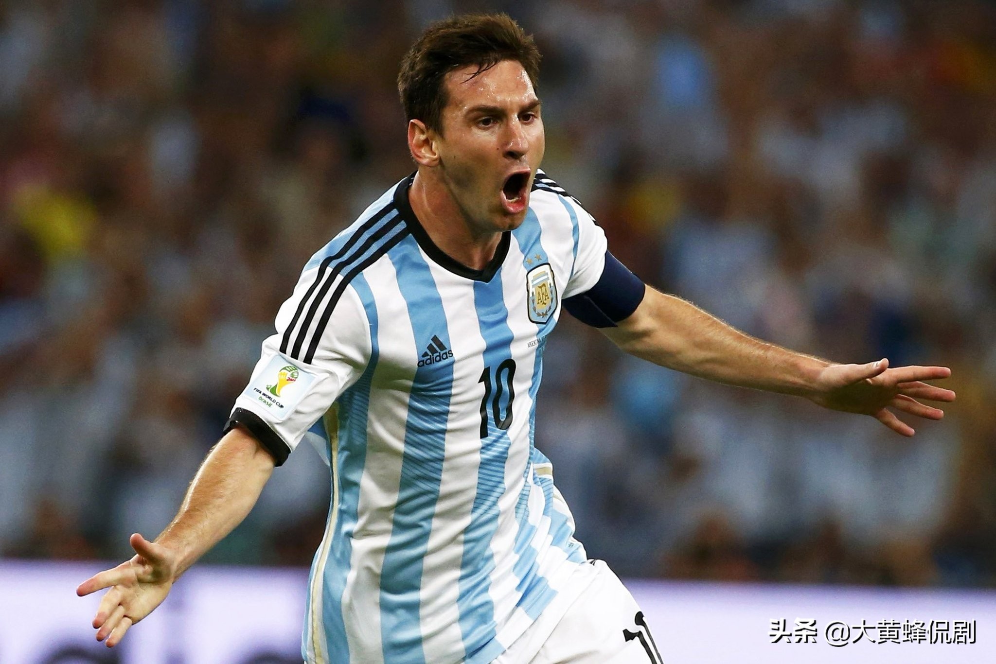 迪马利亚美洲杯决赛进球梅西庆祝,梅西六次世界杯成绩