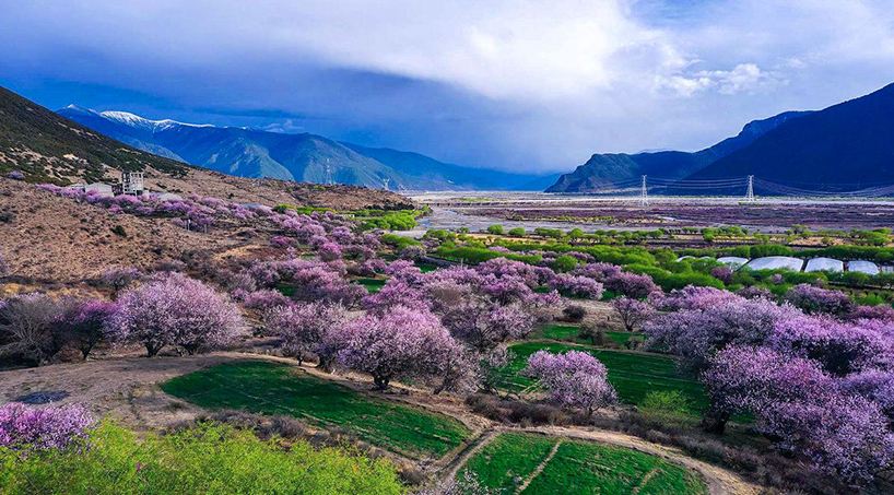 2月底林芝的风景,林芝春夏秋冬风景