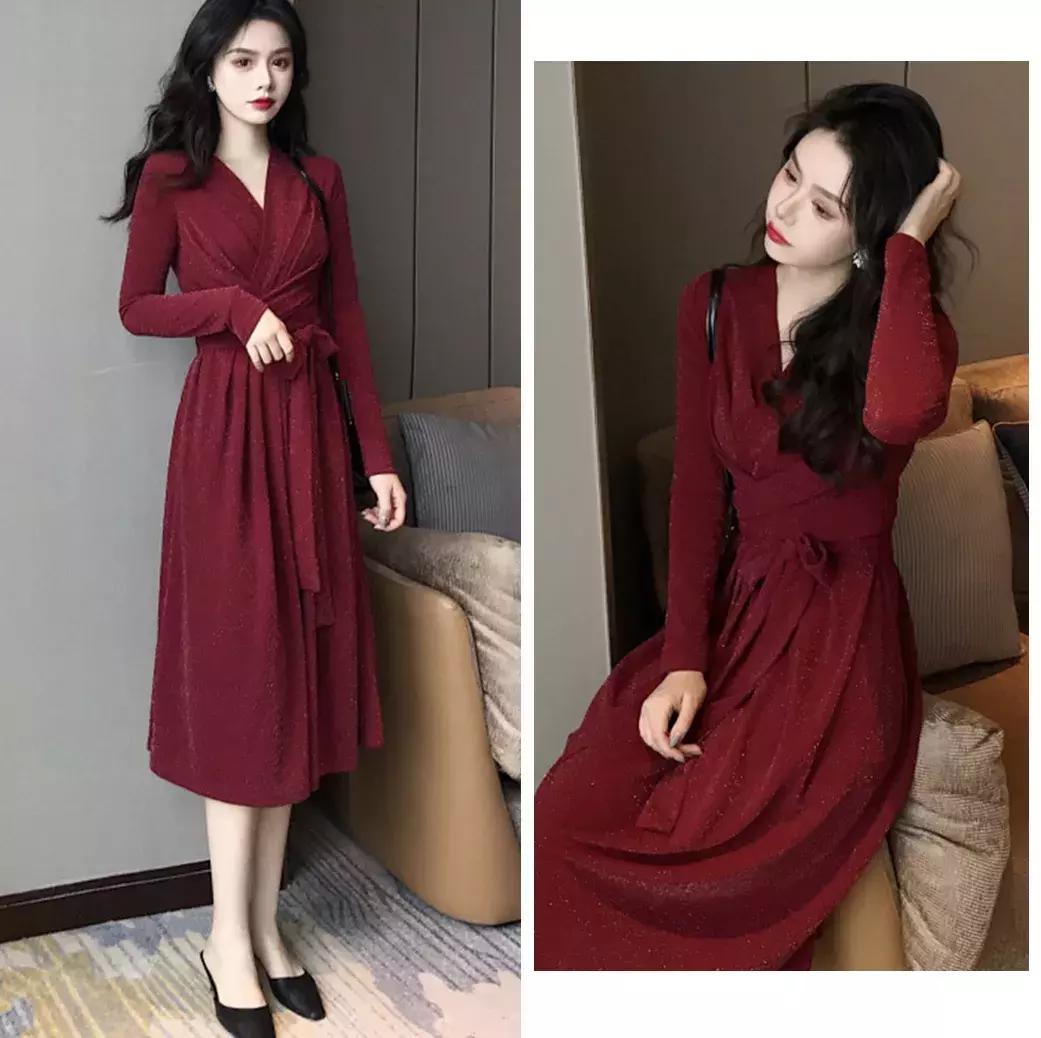 大毛衣裙子秋季女款大码,大毛衣裙穿搭女秋冬加厚