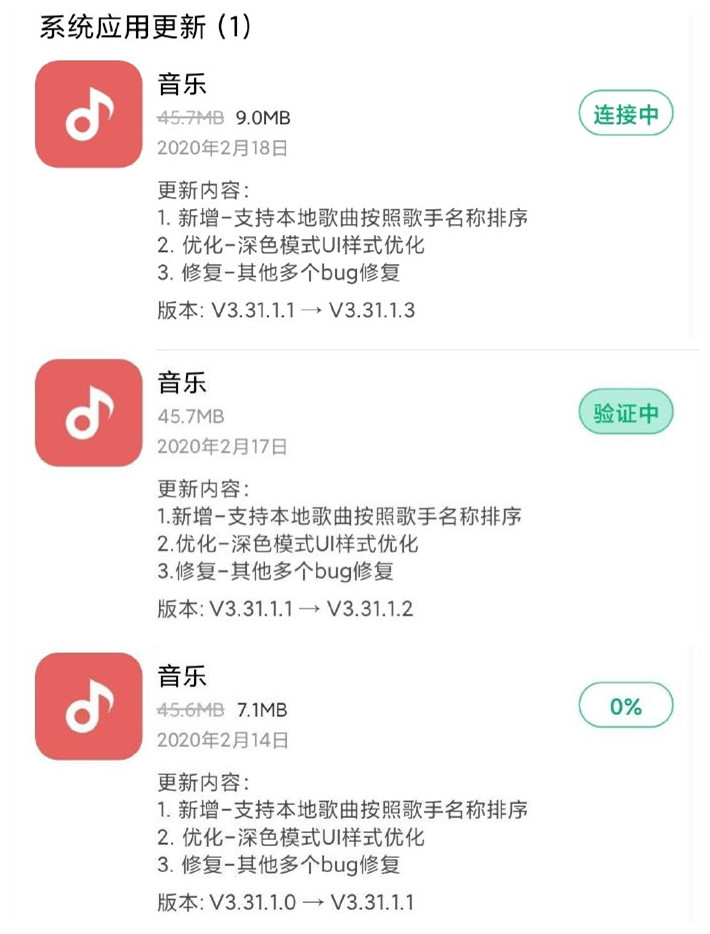 所有miui版本更新最频繁,miui更新最新版