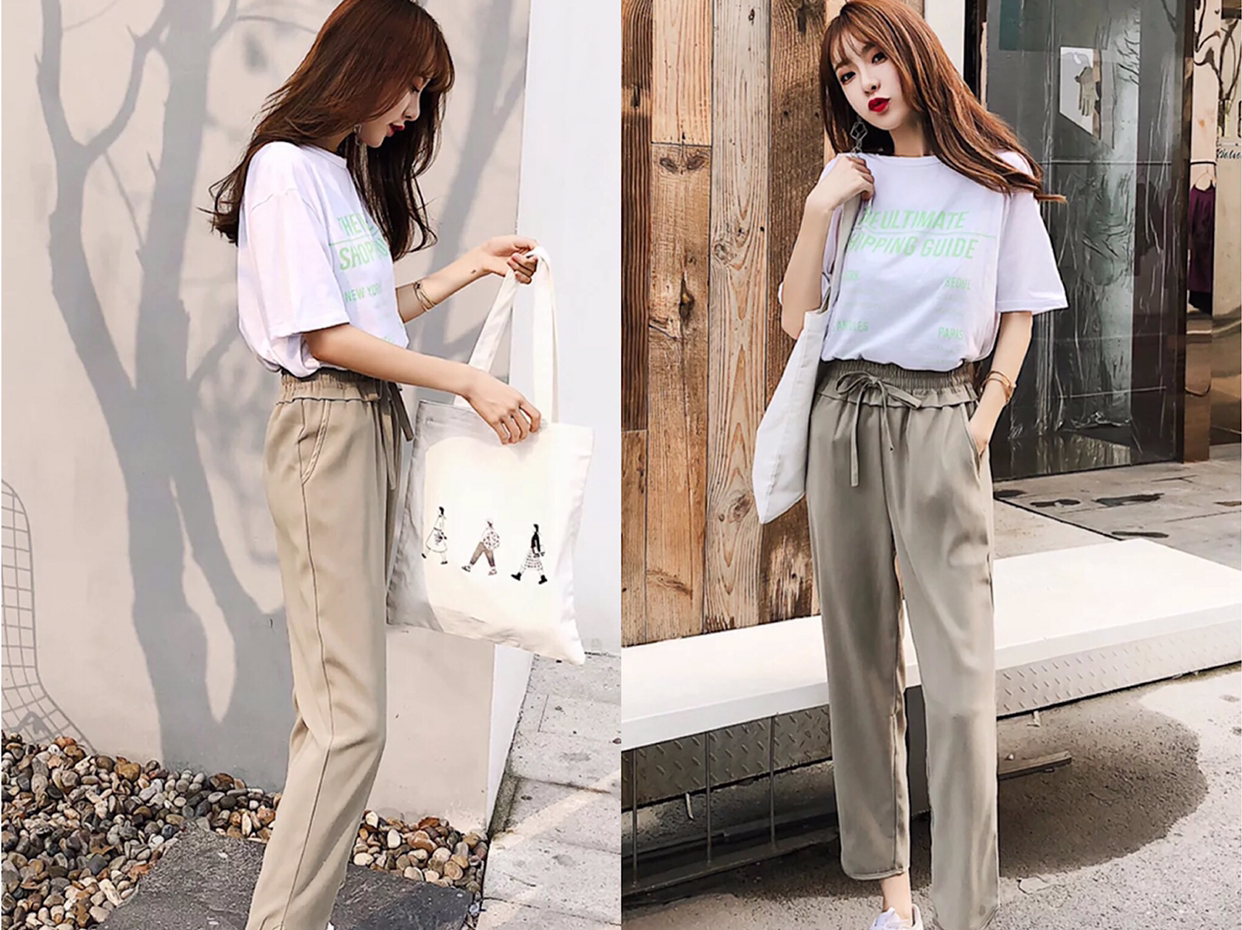 哈伦裤薄款夏季女款大腿粗,牛仔哈伦裤适合腿粗的女生吗