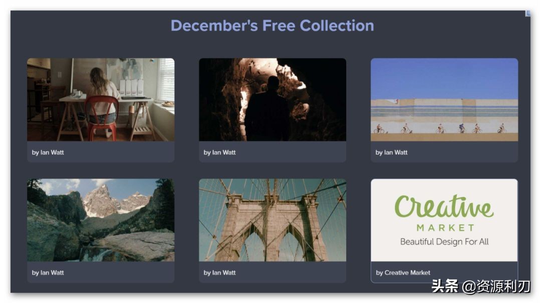 视频素材找不到，国外无版权、免费的视频素材网站大盘点（下）