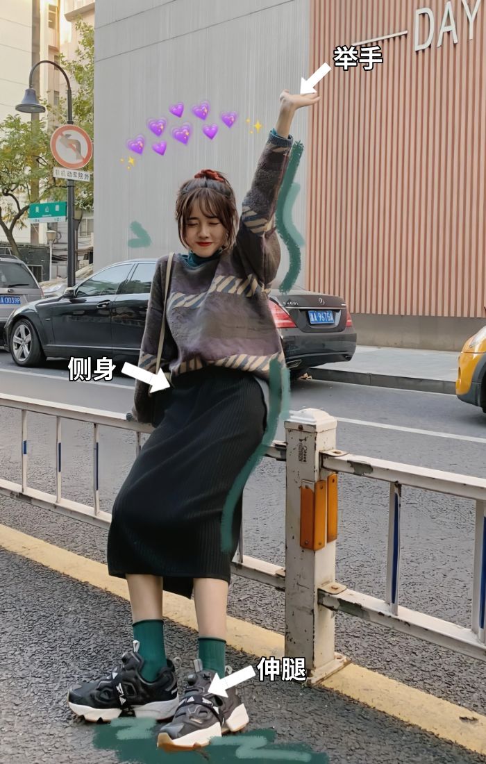 拍照不显胖不显矮的姿势,又矮又胖拍照动作