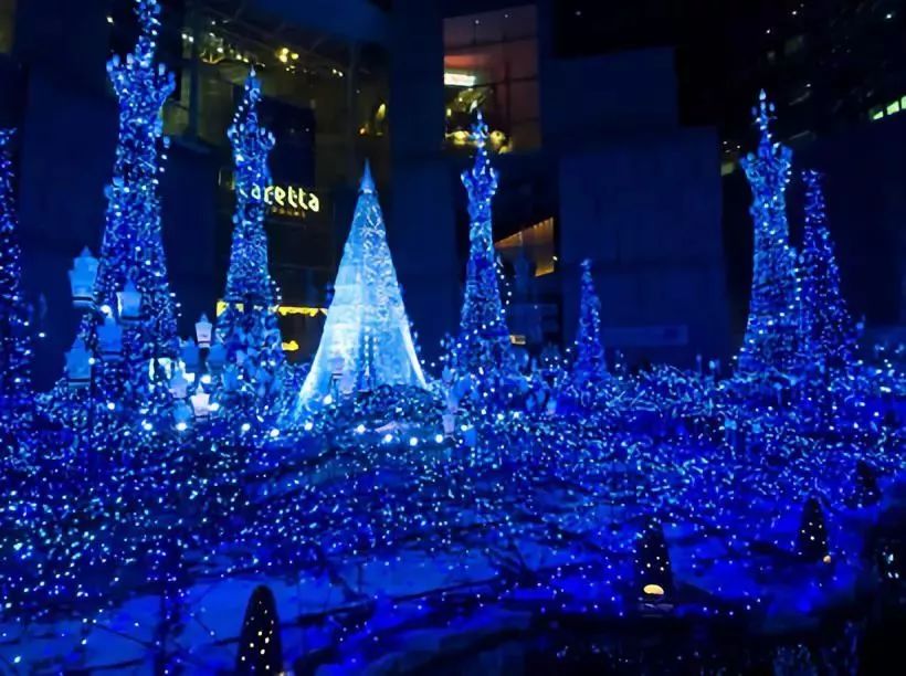 日本神户夜晚灯光秀,日本东京夜景灯光秀