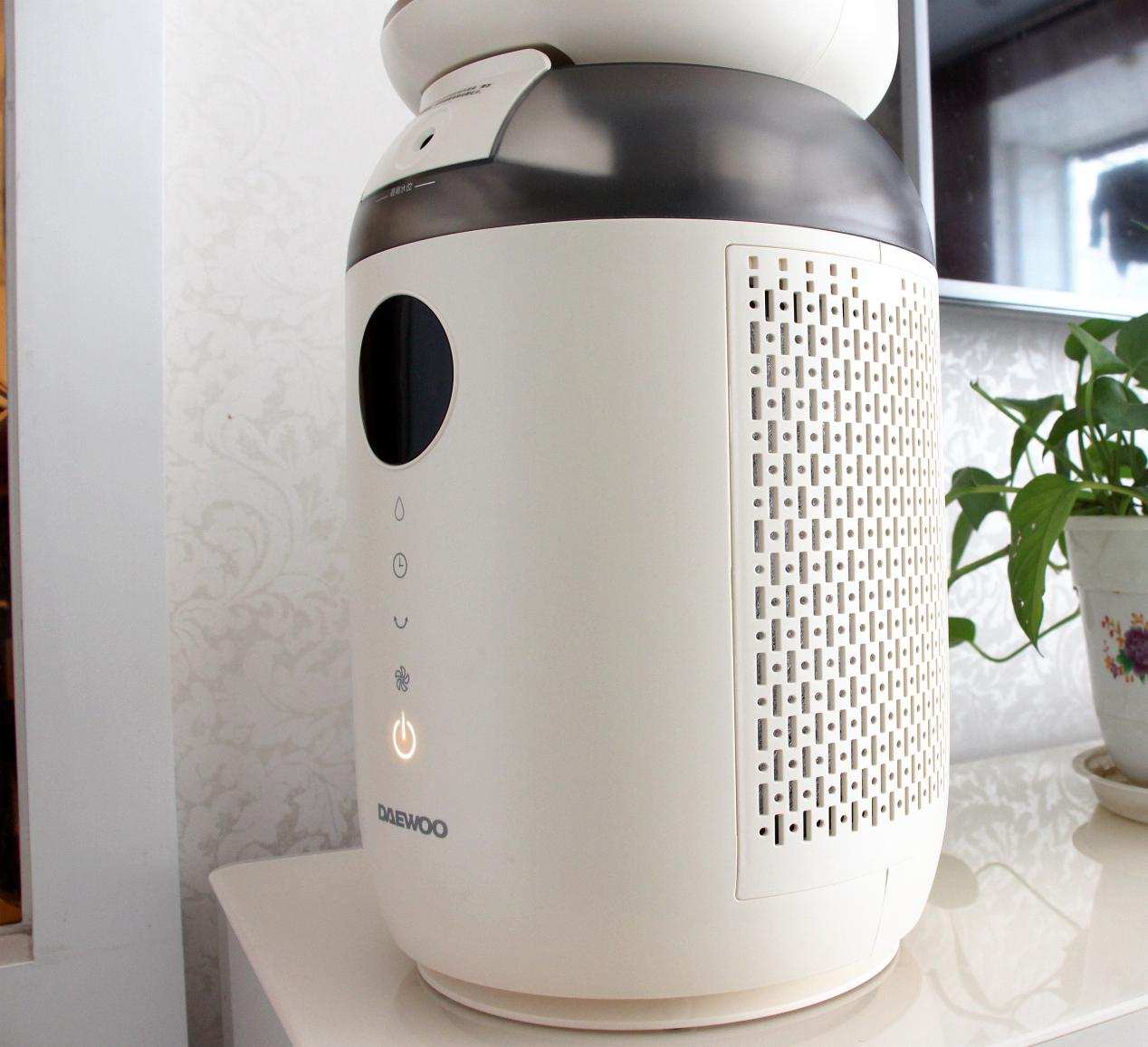 大宇无叶风扇净化空气,大宇净化加湿无叶风扇