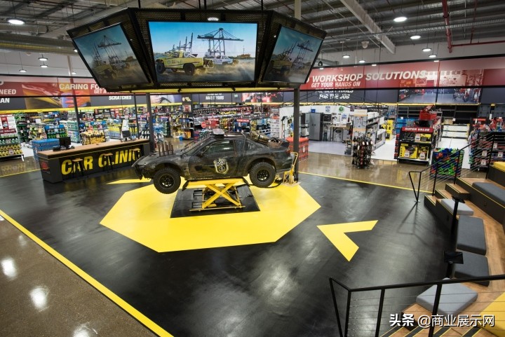 悉尼SupercheapAuto汽车用品旗舰店设计
