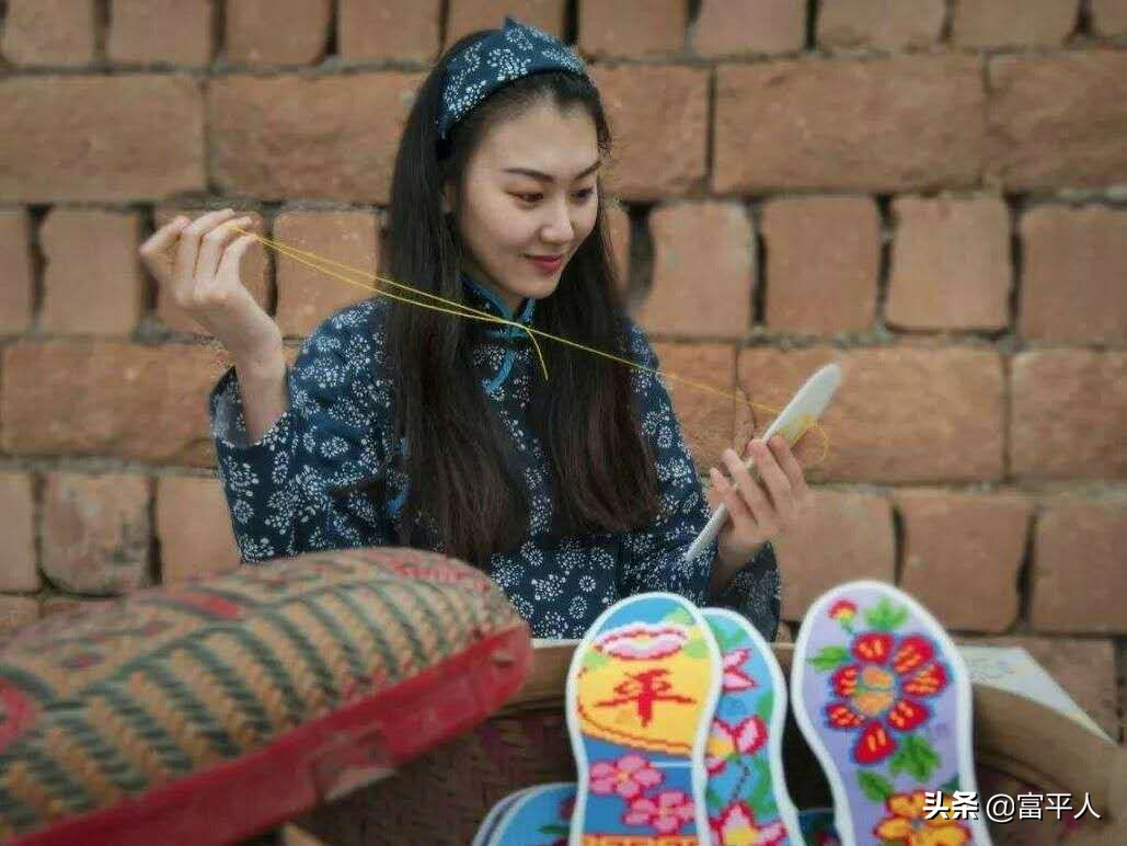 陕西农村手工鞋垫,山西民间纯手工鞋垫