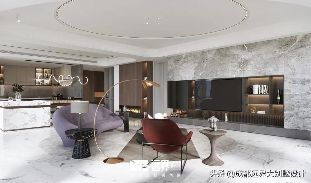 258m²北京三里屯的高级住宅｜极致轻奢意式气质