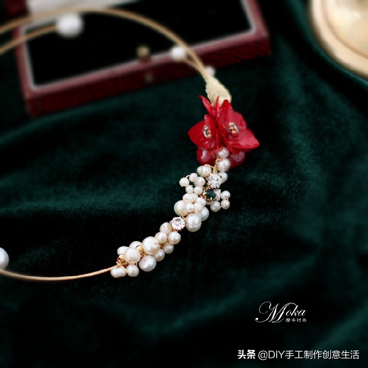 永生花首饰手工diy制作,制作永生花首饰