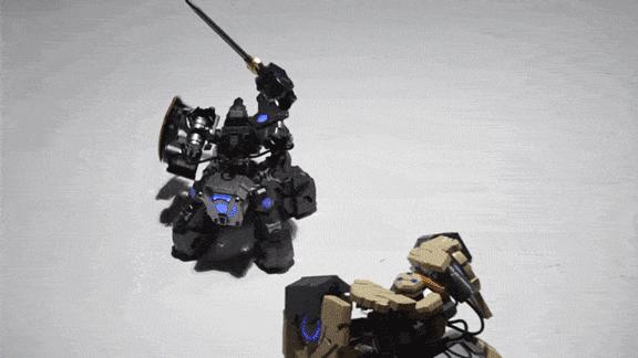 格斗机器人盾山开箱,盾山格斗机器人