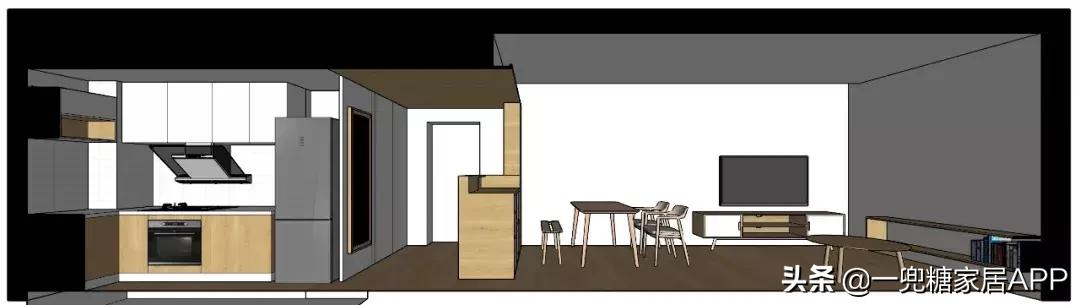 武汉77平米小户型装修,武汉77平两房现代简约