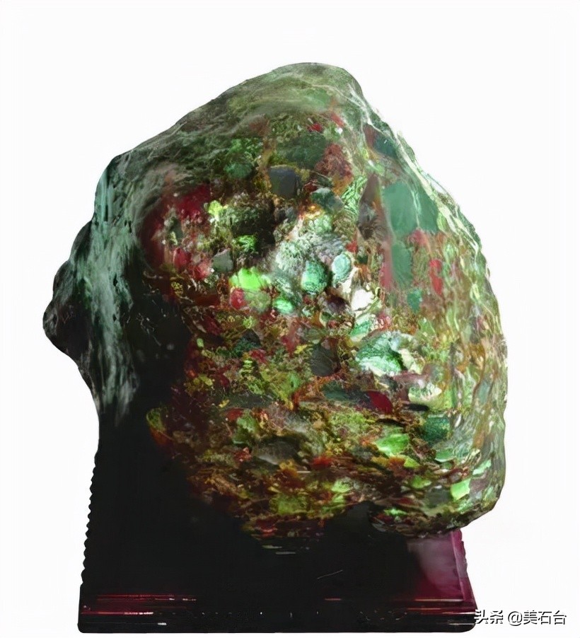 五彩斑斓陨石价值60亿,切开后发现竟然是一块稀有陨石