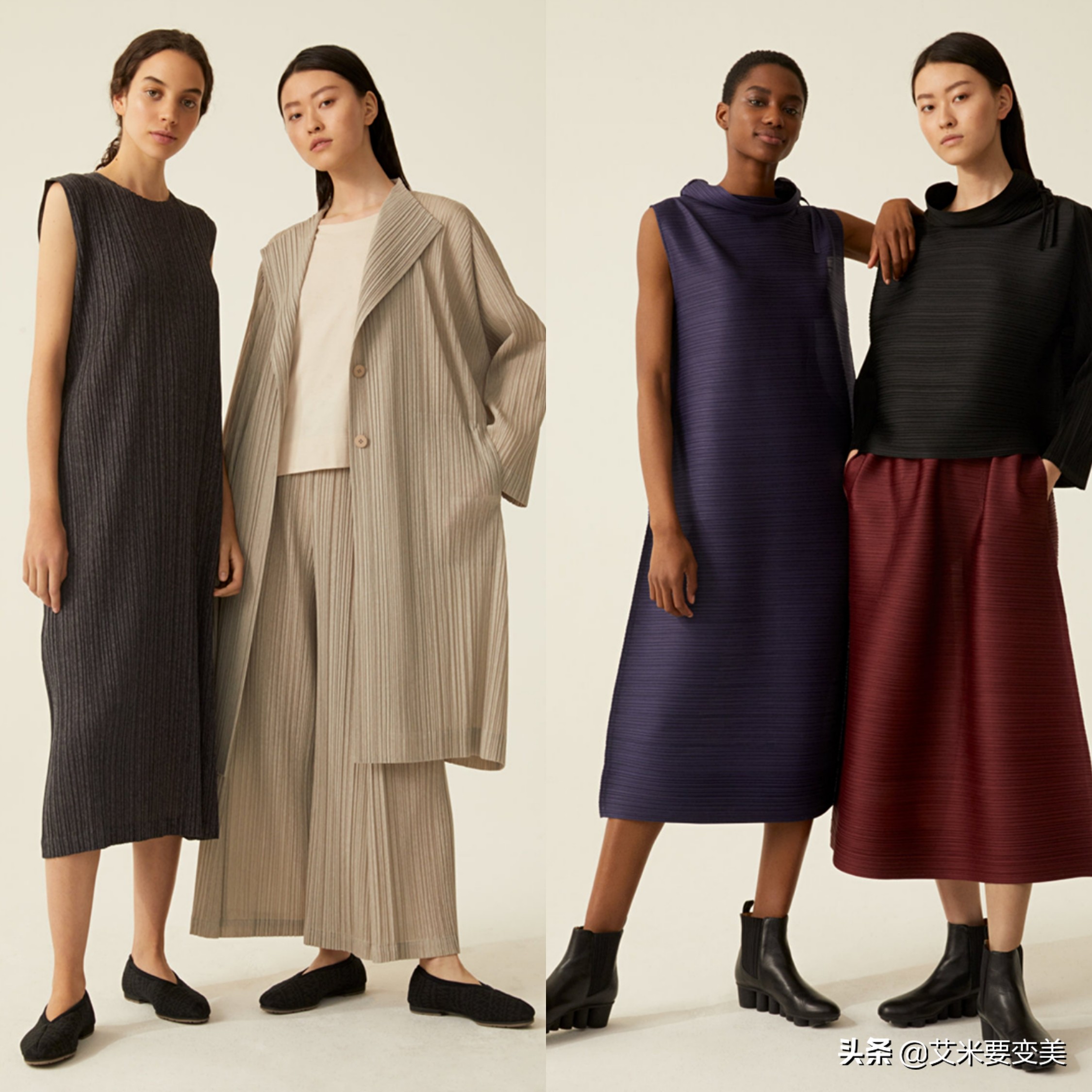 吹爆三宅一生，超强穿搭模板，这才是真正的时尚基础款