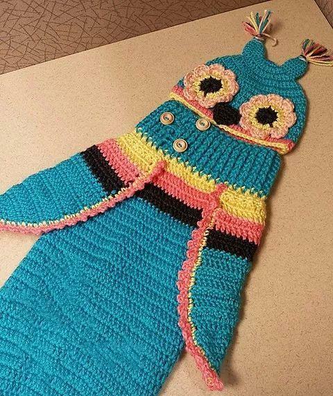 钩儿童睡袋视频教程,毛线睡袋的钩织方法