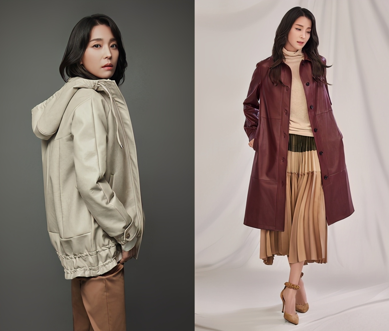 林允儿穿搭冬季,林允儿大冬天穿棉服配短裙来秀腿