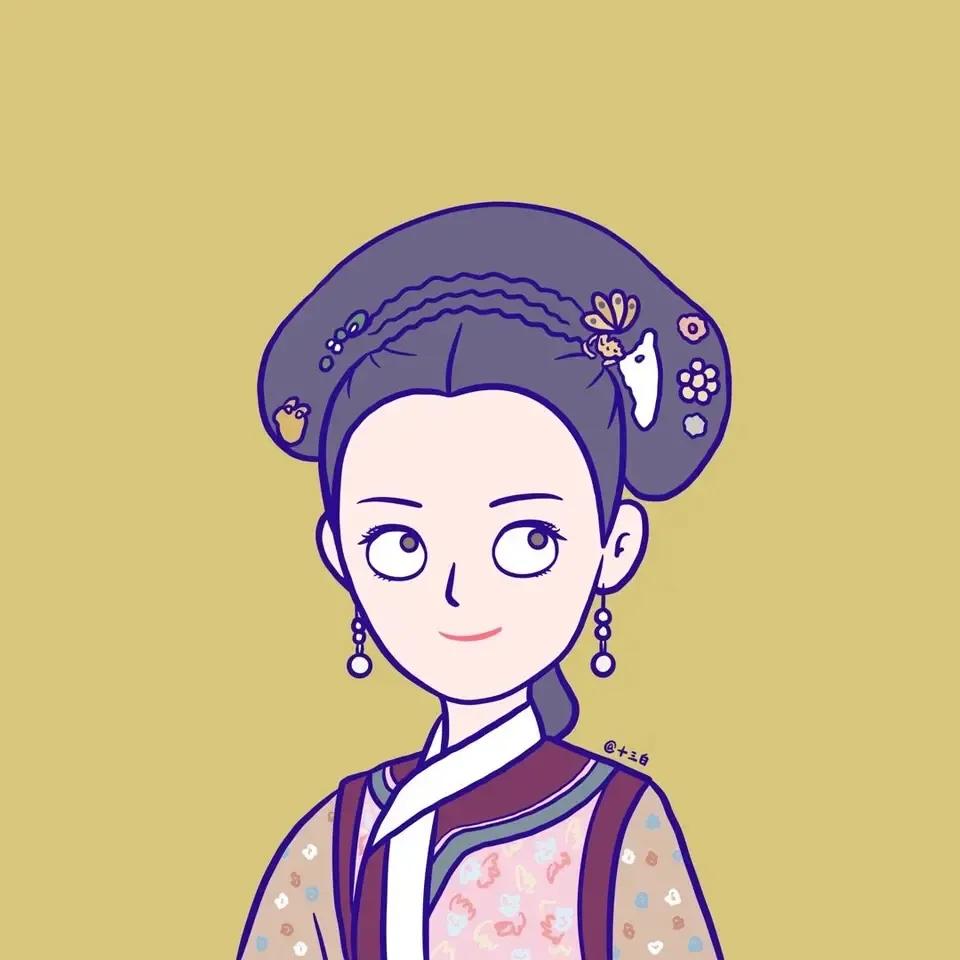 古典漫画头像小可爱,经典头像小可爱