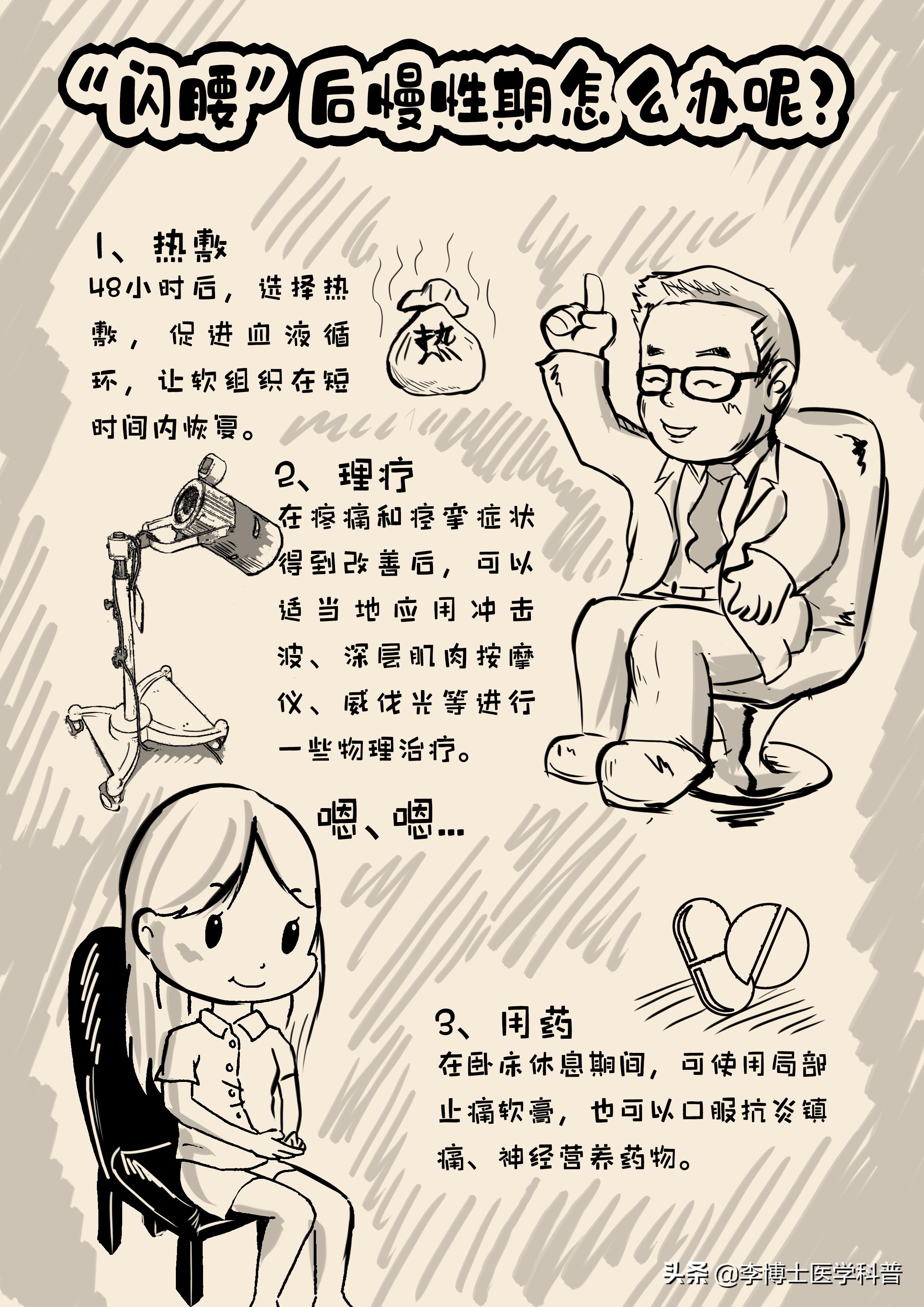 闪腰后的正确处理方法,闪腰处理方法