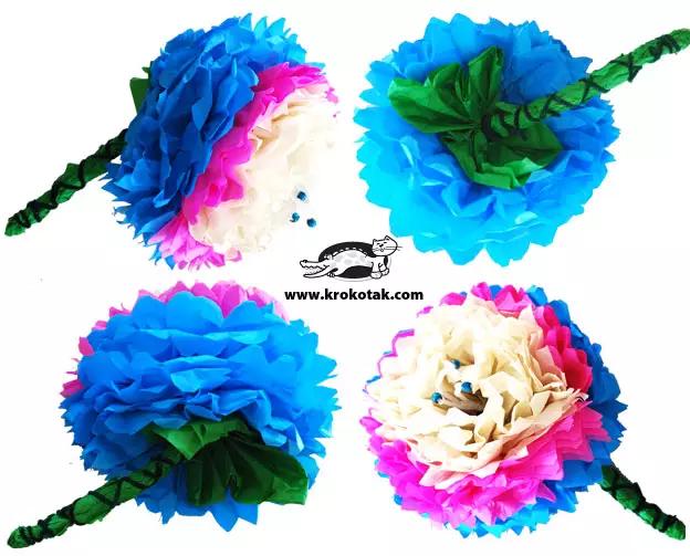 元旦手工花制作方法,花的手工饰品简单又漂亮