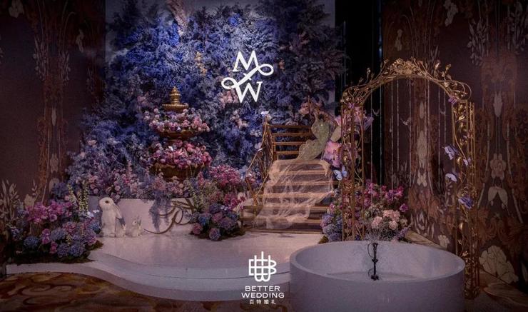 法式宫廷花园婚礼现场,法式风情庄园婚礼