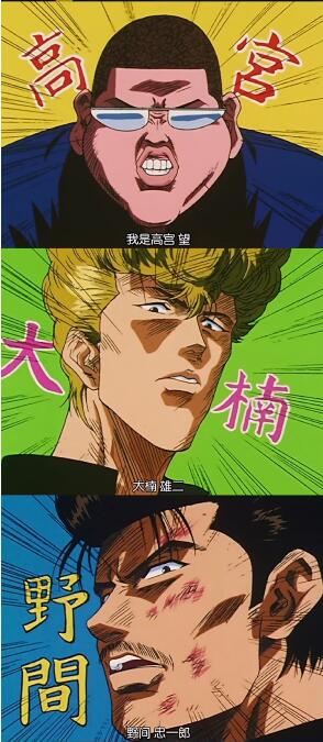 灌篮高手十大人气最高的人物排名,灌篮高手十大强球员实力排名