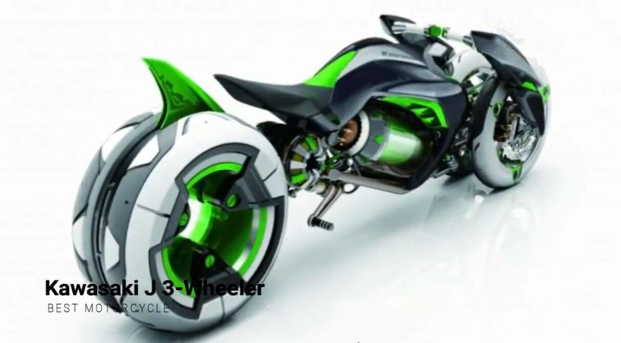 川崎j300最新款,川崎三轮概念车