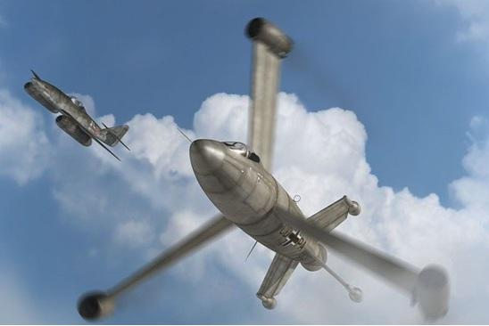 飞舞巨锤的妖怪——FwTriebflügel垂直起降战斗机