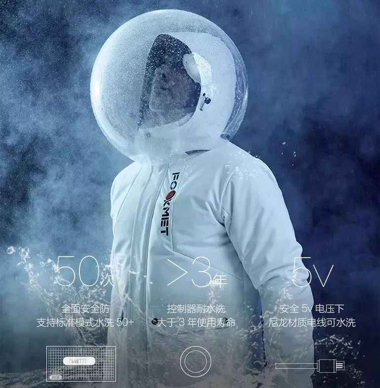 零下智能温控器,零下20度穿一件也不冷