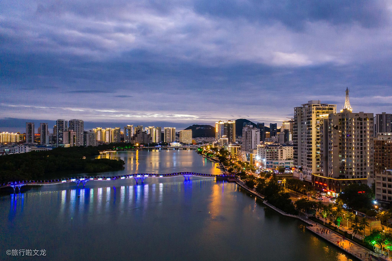 三亚的清晨和晚上,三亚的黄昏美不胜收