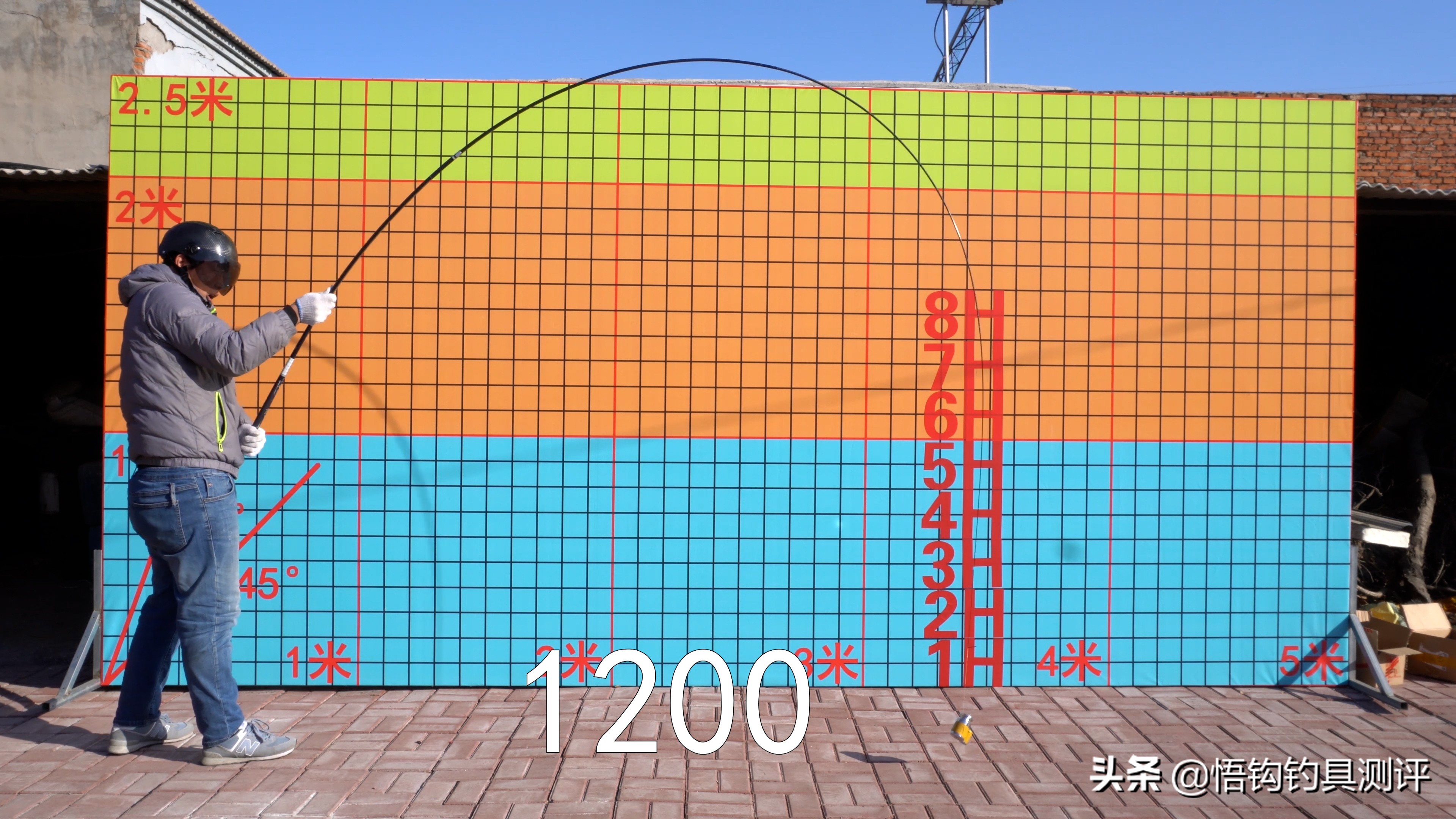网销鱼竿店铺推荐,猛攻天斧5h鱼竿测试