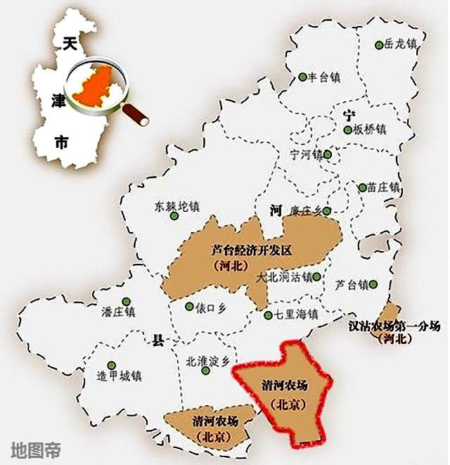北京清河农场位置在哪里,清河农场为什么属于北京