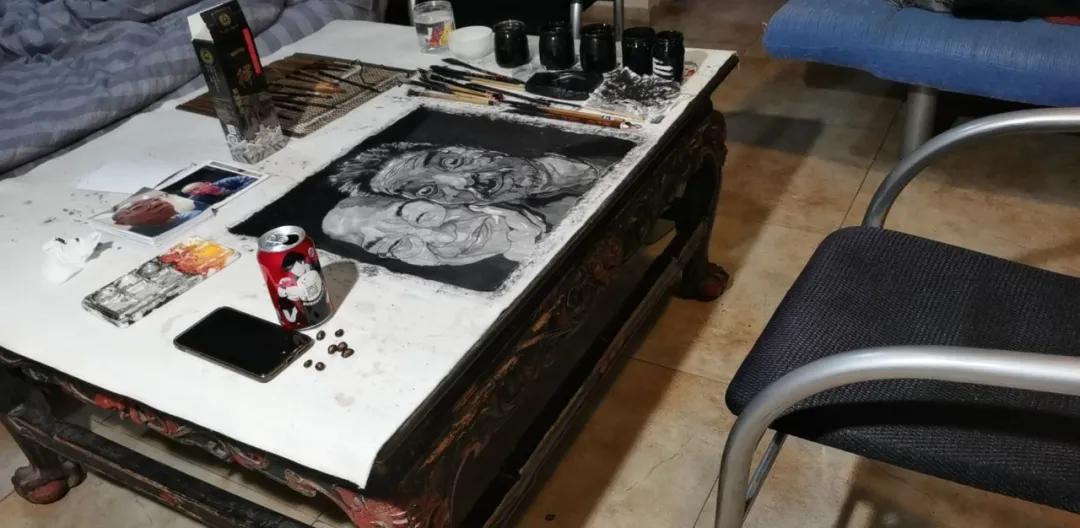 方增先水墨人物画作品欣赏图文,方力钧画自然风景