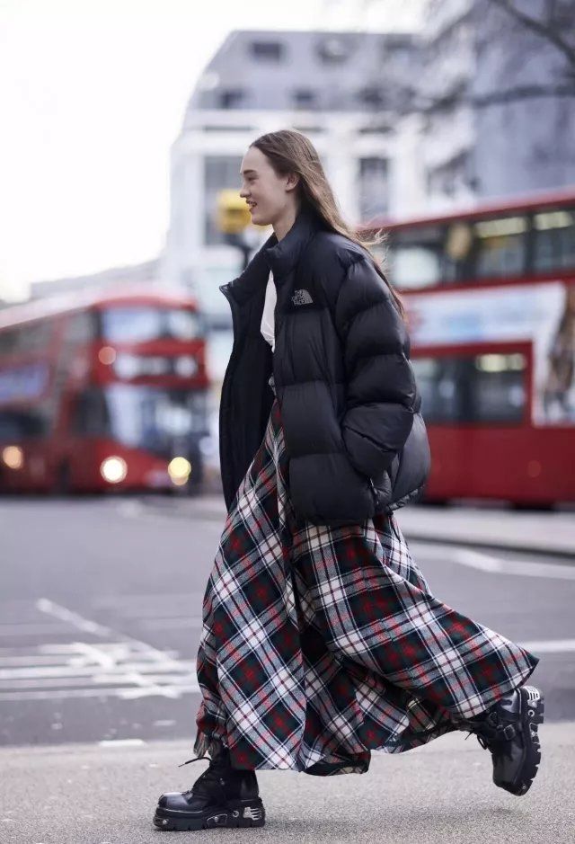 秋冬的裙子这样穿才好看,冬季裙子穿搭女2020高级感