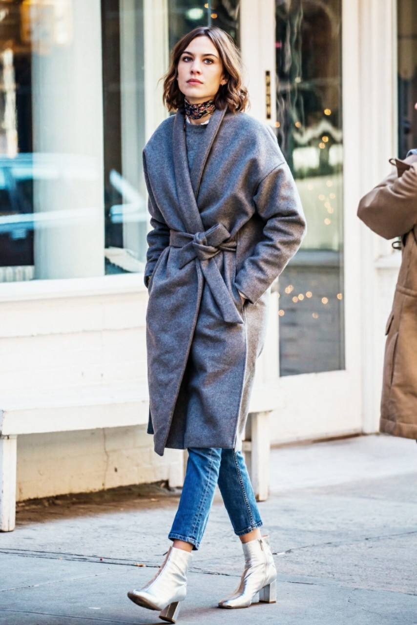大衣穿搭女冬选择,女人要风度不要温度