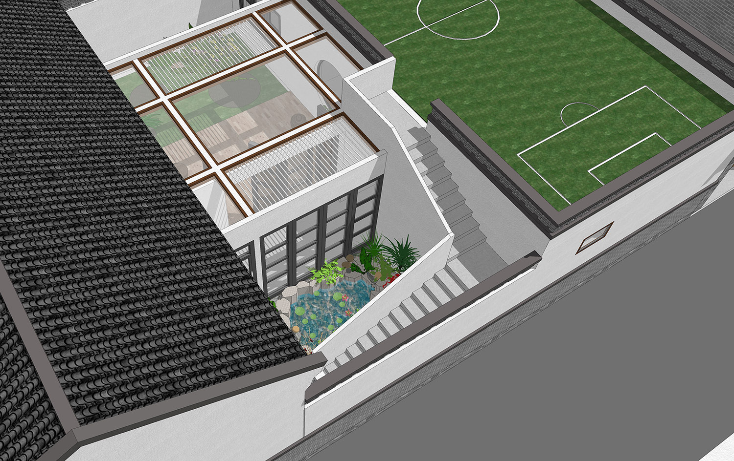 业主给小区建娱乐设施,业主在楼顶建游泳池