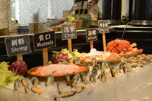 快收藏美食,广州小蛮腰附近海鲜自助餐600元的