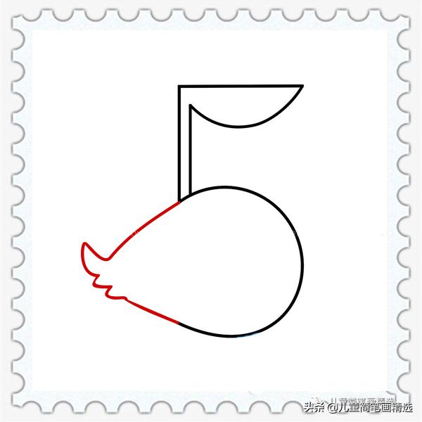 3-6岁儿童简笔画大白鹅,简笔画鹅儿童3-6岁简单