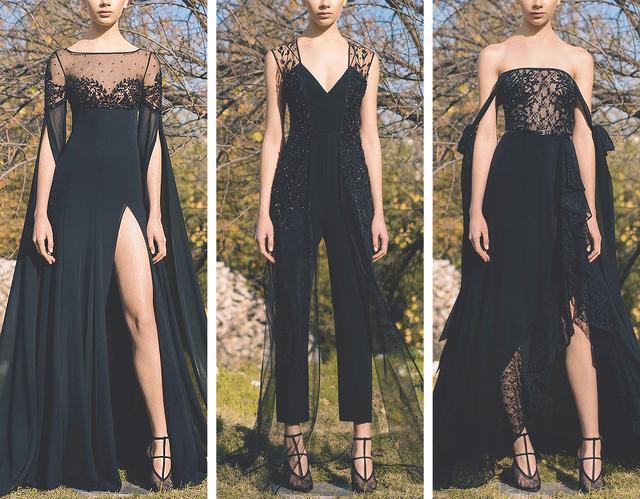 georgeshobeika鹅黄,georgeshobeika2019秋冬高定裙装