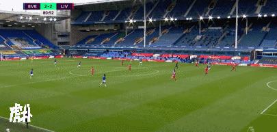 利物浦2-0埃弗顿回放,利物浦不道德进球